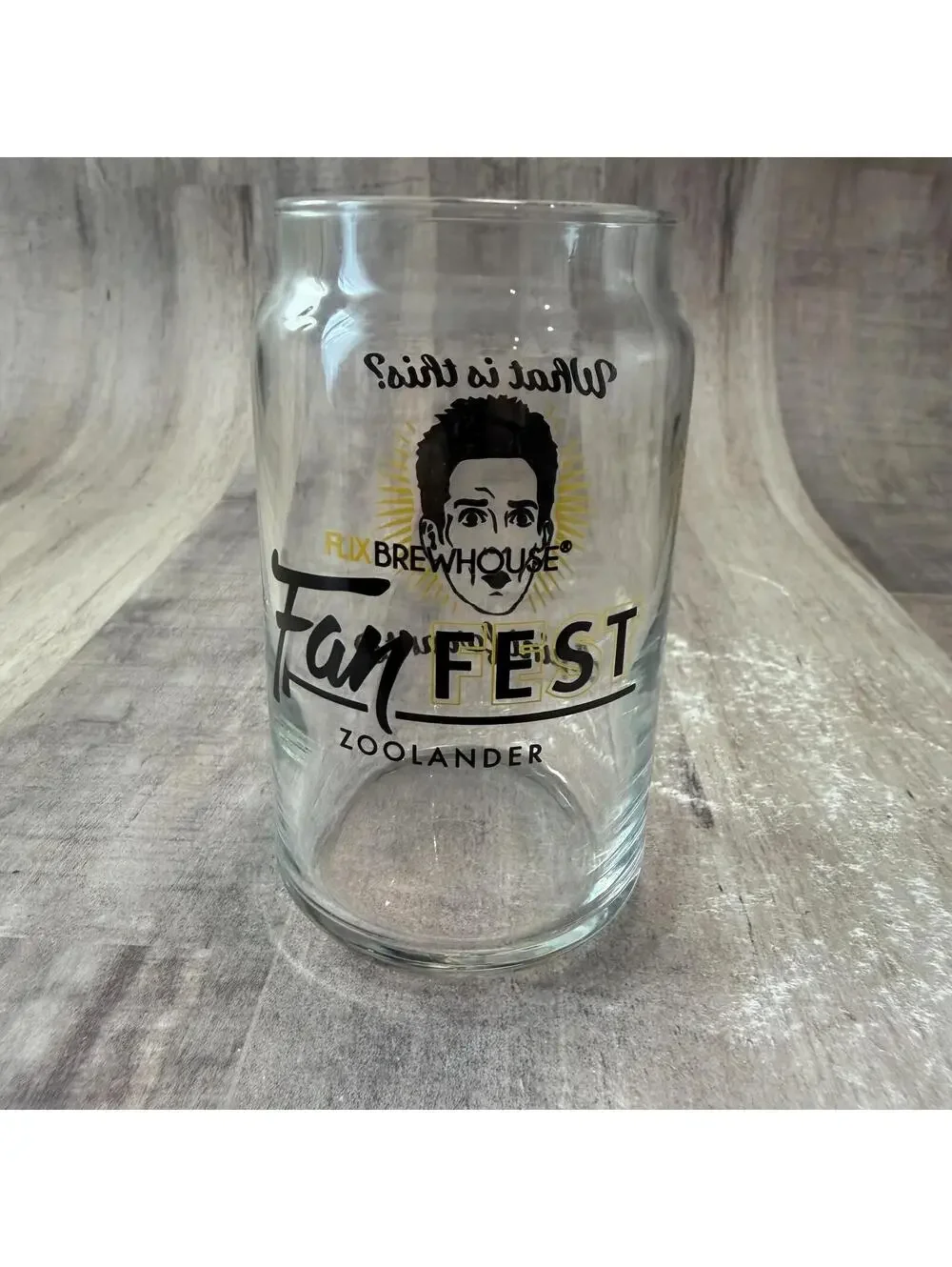 Flix Brewhouse Zoolander Movie 3.5 oz Mini Glass -What Is This? A Pint For Ants?